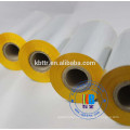 Yellow color wash resin material thermal transfer ribbon for clothing labels print